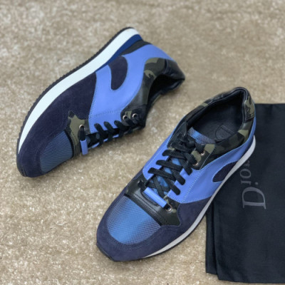 [매장판]Dior 2019 Mens Business Cajual Sneakers - 디올 남성 비지니스 캐쥬얼 스니커즈 Dio0210x.Size(245 - 265).블루