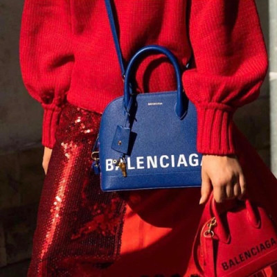 Balenciaga 2019 Ville Top Handle Shoulder Bag,18/26CM - 발렌시아가 2019 빌 탑 핸들 숄더백,BGB0070,18/26CM,블루