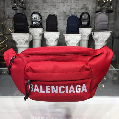 Balenciaga 2019 Nylon Belt Bag,44CM - 발렌시아가 2019 나일론 남여공용 벨트백,BGB0091,44CM,레드