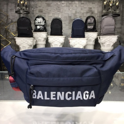 Balenciaga 2019 Nylon Belt Bag,44CM - 발렌시아가 2019 나일론 남여공용 벨트백,BGB0092,44CM,네이비