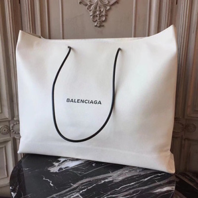 [매장판]Balenciaga 2019 Leather Large Tote Shoulder Shopper Bag,55CM - 발렌시아가 2019 레더 남여공용 라지 토트 숄더 쇼퍼백,BGB0114,55CM,화이트