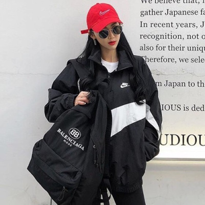 Balenciaga 2019 Nylon Back Pack,36CM - 발렌시아가 2019 남여공용 나일론 백팩,BGB0120,36CM,블랙