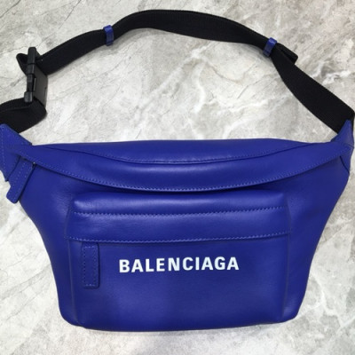 Balenciaga 2019 Leather Belt Bag,24CM - 발렌시아가 2019 레더 남여공용 벨트백,BGB0153,24CM,블루
