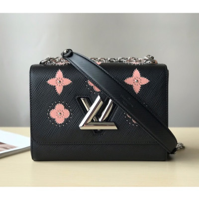 [매장판]Louis Vuitton 2019 Leather Twist Shouder Bag,23cm - 루이비통 2019 레더 트위스트 숄더백 ,M50280,LOUB1162,23cm,블랙