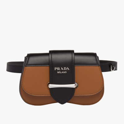 Prada 2019 Sidonie Leather Belt Bag,20cm - 프라다 2019 시도니 여성용 레더 벨트백 ,1BL021-3,20cm,브라운