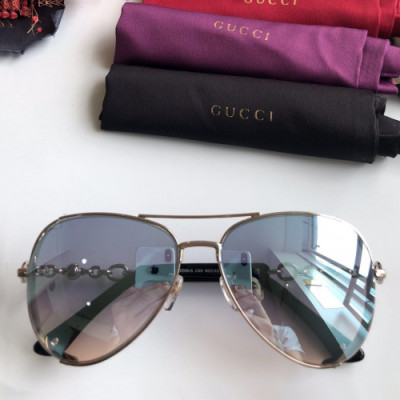 Gucci 2019 Mm/Wm Retro GG Logo Metal Frame Sunglasses - 구찌 남자 레트로 GG로고 메탈 프레임 선글라스 Guc01042x.Size(56-17-140).6컬러