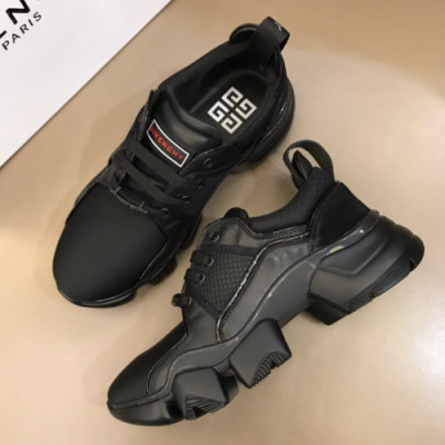 Givenchy 2019 Mens Logo Leather Trainer - 지방시 남성 로고 레더 트레이너 Giv0128x.Size(240 - 270).블랙