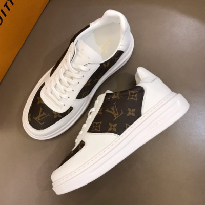 Louis Vuitton 2019 Mens Monogram Lambskin Sneakers  - 루이비통 남성 모노그램 램스킨 스니커즈 Lou01021x.Size(240 - 270).브라운