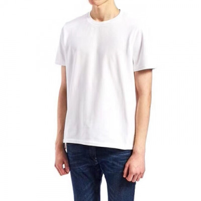 Thom Browne 2019 Mens Strap Cotton Short Sleeved Tshirt - 톰브라운 남성 스트랩 코튼 반팔티 Tho0057x.Size(m - xl).화이트