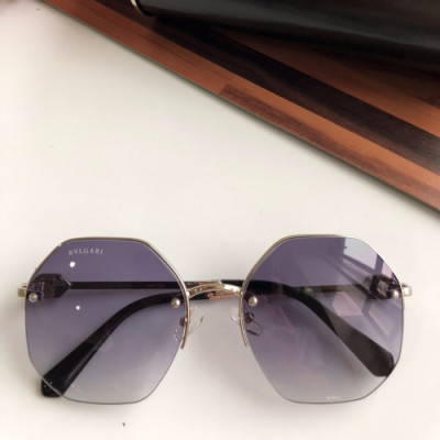 Bvlgari 2019 Mm/Wm Retro Logo Metal Frame Sunglasses - 불가리 남성 레트로 로고 메탈 프레임 선글라스 Bvl001x.6컬러