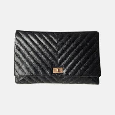 Chanel 2019 Women Clutch Bag ,28CM - 샤넬 2019 여성용 클러치백,CHAB0663,28CM,블랙