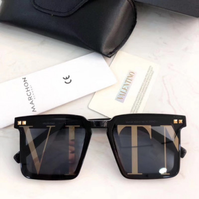 [소장가굿]Valentino 2019 Mm/Wm Retro Rockstud Acrylic Frame Eyewear - 발렌티노 남자 레트로 락스터드 아크릴 프레임 선글라스 Val0199x.Size(60-23-142).6컬러