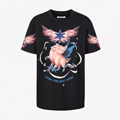 Givenchy 2019 Mm/Wm Graffit Cotton Short Sleeved Tshirt - 지방시 남자 그래피티 반팔티 Giv0134x.Size(s - xl).블랙