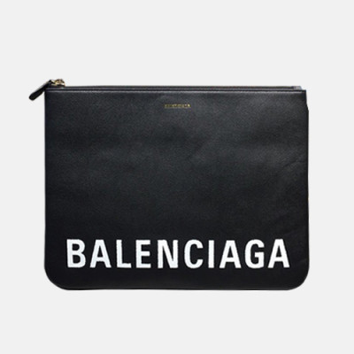 Balenciaga 2019 Villle Clutch Bag,34CM - 발렌시아가 2019 빌 남여공용 클러치백, BGB0206, 34cm,블랙