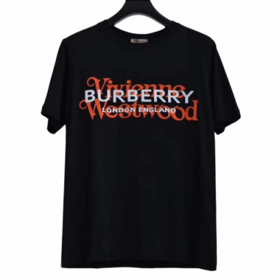 Burberry 2019 Couple Classic Printing Logo Cotton Short Sleeved Tshirt - 버버리 커플 클래식 프린팅 로고 코튼 반팔티 Bur0733x.Size(xs - l).블랙