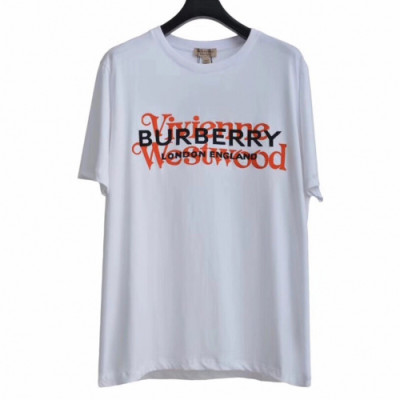 Burberry 2019 Couple Classic Printing Logo Cotton Short Sleeved Tshirt - 버버리 커플 클래식 프린팅 로고 코튼 반팔티 Bur0734x.Size(xs - l).화이트