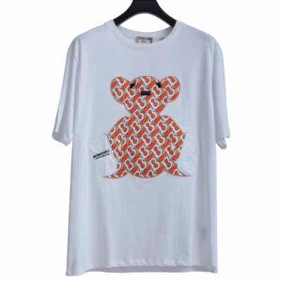 Burberry 2019 Couple Teddy Bear Cotton Short Sleeved Tshirt - 버버리 커플 곰인형 코튼 반팔티 Bur0735x.Size(xs - l).화이트