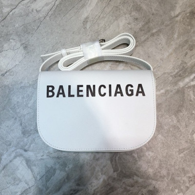 Balenciaga 2019 Ville Day Leather Shoulder Bag,19CM - 발렌시아가 2019 빌 데이 레더 숄더백,BGB0265,19CM,화이트