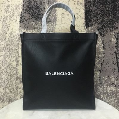 Balenciaga 2019 Leather  Tote Shopper Bag,37CM - 발렌시아가 2019 레더 토트 쇼퍼백,BGB0266,37CM,블랙