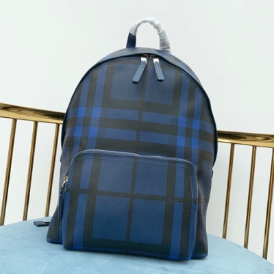 Burberry PVC Back Pack , 40cm - 버버리 PVC 남여공용 백팩 ,BURB0152,40cm,블루체크