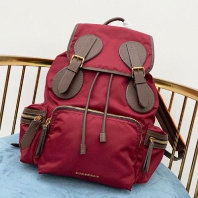 Burberry 2019 Nylon Back Pack , 42cm - 버버리 2019 나일론 남여공용 백팩 ,BURB0194,42cm,레드