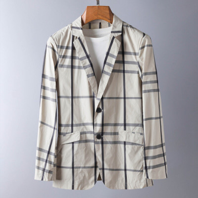 Burberry 2019 Mens Cajual Classic Suit Jacket - 버버리 남성 캐쥬얼 클래식 슈트 자켓 Bur0741x.Size(m - 3xl).2컬러(아이보리/네이비)
