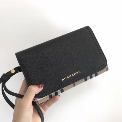 Burberry 2019 Wallet Clutch Bag, 18cm - 버버리 2019 월릿 클러치백 ,BURB0236,18cm,블랙