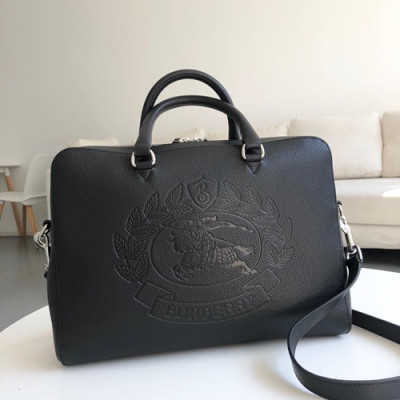 Burberry 2019 Leather Mens Business ,37CM - 버버리 2019 레더 남성용 서류가방,BURB0250,37cm,블랙