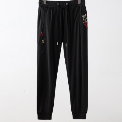 Armani 2019 Mens Cotton Training Pants - 알마니 남성 코튼 트레이닝 팬츠 Arm0206x.Size (m - 3xl).블랙