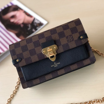 [특가세일]Louis Vuitton 2019 Vavin Wallet Chain Shoulder Cross Bag,19cm - 루이비통 2019 바뱅 월릿 체인 숄더 크로스백 M60222,LOUB1227 ,19cm,블랙