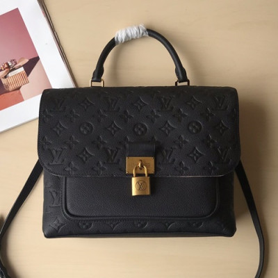 Louis Vuitton 2019 Empreinte Marignan Tote Shoulder Bag,29cm - 루이비통 2019 앙프레뜨 마리냥 토트 숄더백 M44544,LOUB1232,29cm,블랙