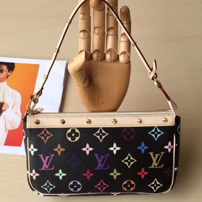 Louis Vuitton 2019 PVC Tote Shoulder Bag,21cm - 루이비통 2019 PVC 토트 숄더백 M92649,LOUB1246,21cm,블랙