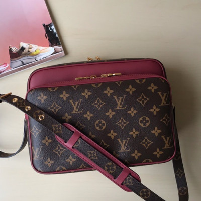 Louis Vuitton 2019 Nil Slim Shoulder Bag,20cm - 루이비통 2019 닐 슬림 숄더백 M51478,LOUB1251,20cm,브라운+와인