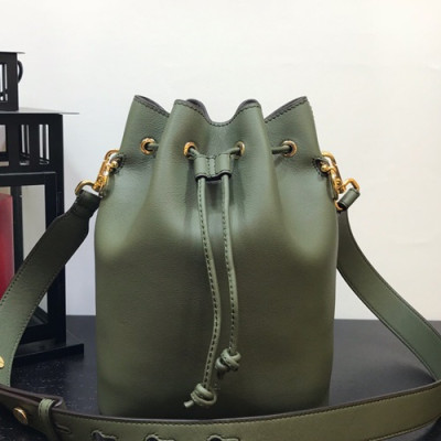 Fendi 2019 Mon Tresor Bucket Shoulder Bag ,24CM - 펜디 2019 몬 트레조 버킷 숄더백  FENB0313,24CM,그린