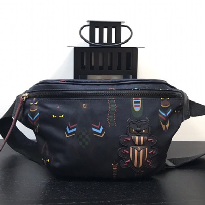 Fendi 2019 Nylon Belt Bag , 35cm - 펜디 2019 나일론 남여공용 벨트백 ,FENB0329,35cm,블랙