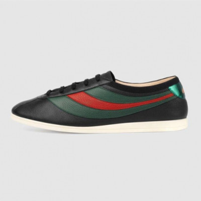 Gucci 2018 Sweide Web Leather Sneakers - 구찌 스웨이드 웹 레더 스니커즈 Guc01086x.Size(240 - 275).블랙