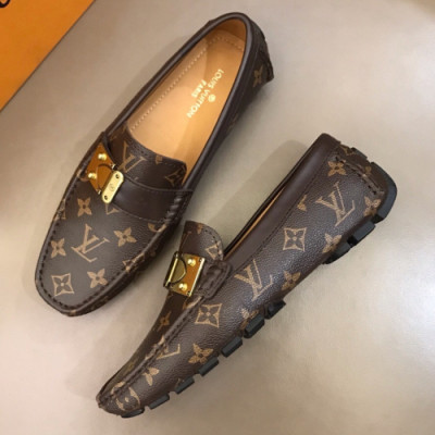 [클래식]Louis Vuitton 2019 Mens Monogram Strap Leather Driver - 루이비통 남성 모노그랩 스트랩 레더 드라이버 슈즈 Lou01048x.Size(240 - 270).브라운