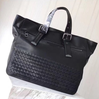 Bottega Veneta 2019 Leather Tote Shopper Bag,38cm - 보테가 베네타 2019 레더 남성용 토트 쇼퍼백 440241,BVB0236,38cm,블랙
