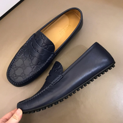 Gucci 2019 Mens Leather Penny Loafer - 구찌 남성 레더 페니 로퍼 Guc01093x.Size(240 - 275).네이비