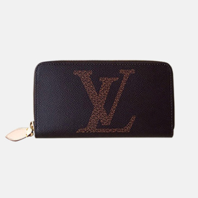 Louis Vuitton 2019 Monogram Zippy Wallet Women Purse M60017 - 루이비통 2019 모노그램 지피 월릿 여성용 장지갑 LOUW0008.Size(19cm).브라운