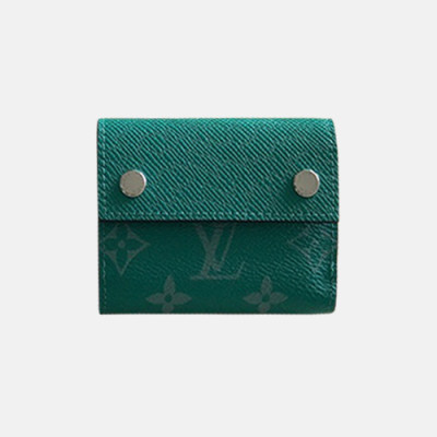 Louis Vuitton 2019 Discovery Compact Wallet M67621 - 루이비통 남여공용 디스커버리 컴팩트 월릿 LOUW0015.Size(9.7cm).블루그린