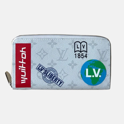 Louis Vuitton 2019 Zippy Wallet M67824 - 루이비통 남여공용 지피 월릿 LOUW0031.Size(19.5cm).화이트