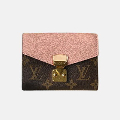 Louis Vuitton 2019 Pallas Compact Wallet M67478 - 루이비통 여성용 팔라스 컴팩트 월릿 반지갑 LOUW0041.Size(13cm).핑크+브라운