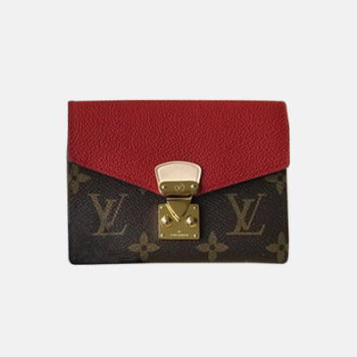 Louis Vuitton 2019 Pallas Compact Wallet M67478 - 루이비통 여성용 팔라스 컴팩트 월릿 반지갑 LOUW0042.Size(13cm).레드+브라운