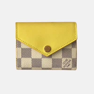 Louis Vuitton 2019 Ladies Zoe Wallet M62932 - 루이비통 여성용 조에 월릿 LOUW0052.Size(9.5cm).옐로우+화이트