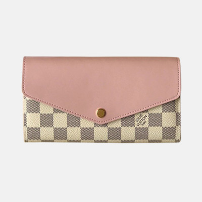 Louis Vuitton 2019 Ladies Wallet - 루이비통 여성용 월릿 장지갑 LOUW0057.Size(19cm).핑크+화이트