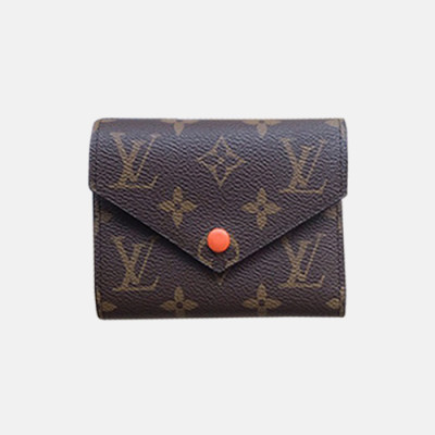 Louis Vuitton 2019 Ladies Monogram Victorine Wallet M41938 - 루이비통 모노그램 빅토린 월릿 반지갑  LOUW0089.Size(12CM),오렌지핀