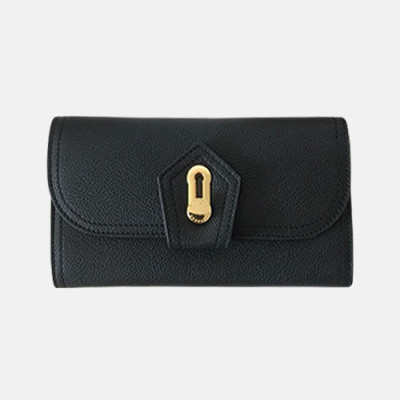 Burberry 2019 Leather Milton Wallet - 버버리 여성용 레더 밀턴 장지갑 BURW0068.Size(19.5CM).블랙