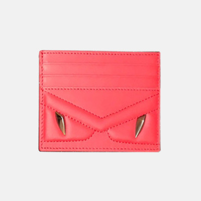 Fendi 2019 Leather Card Purse - 펜디 남여공용 레더 카드 퍼스 FENW0013.Size(10.5cm).레드
