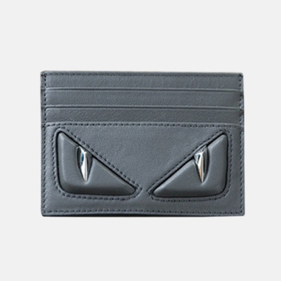 Fendi 2019 Leather Card Purse - 펜디 남여공용 레더 카드 퍼스 FENW0017.Size(10.5cm).그레이